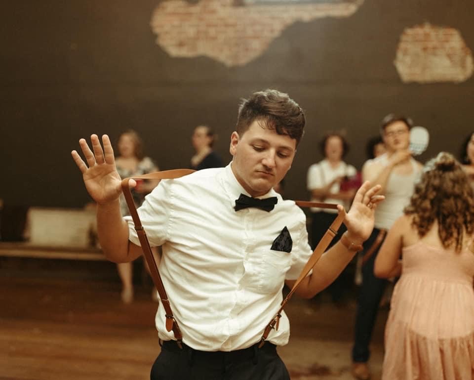 Rhett at a wedding